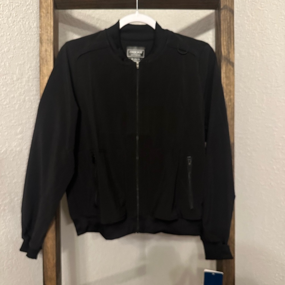 Cherokee Uniforms Black Scrub Jacket